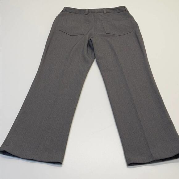 RAFAELLA Womens 8P Gray Straight Leg Dress Pants - Picture 4 of 4